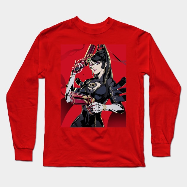 Bayonetta Long Sleeve T-Shirt by dat_cravat